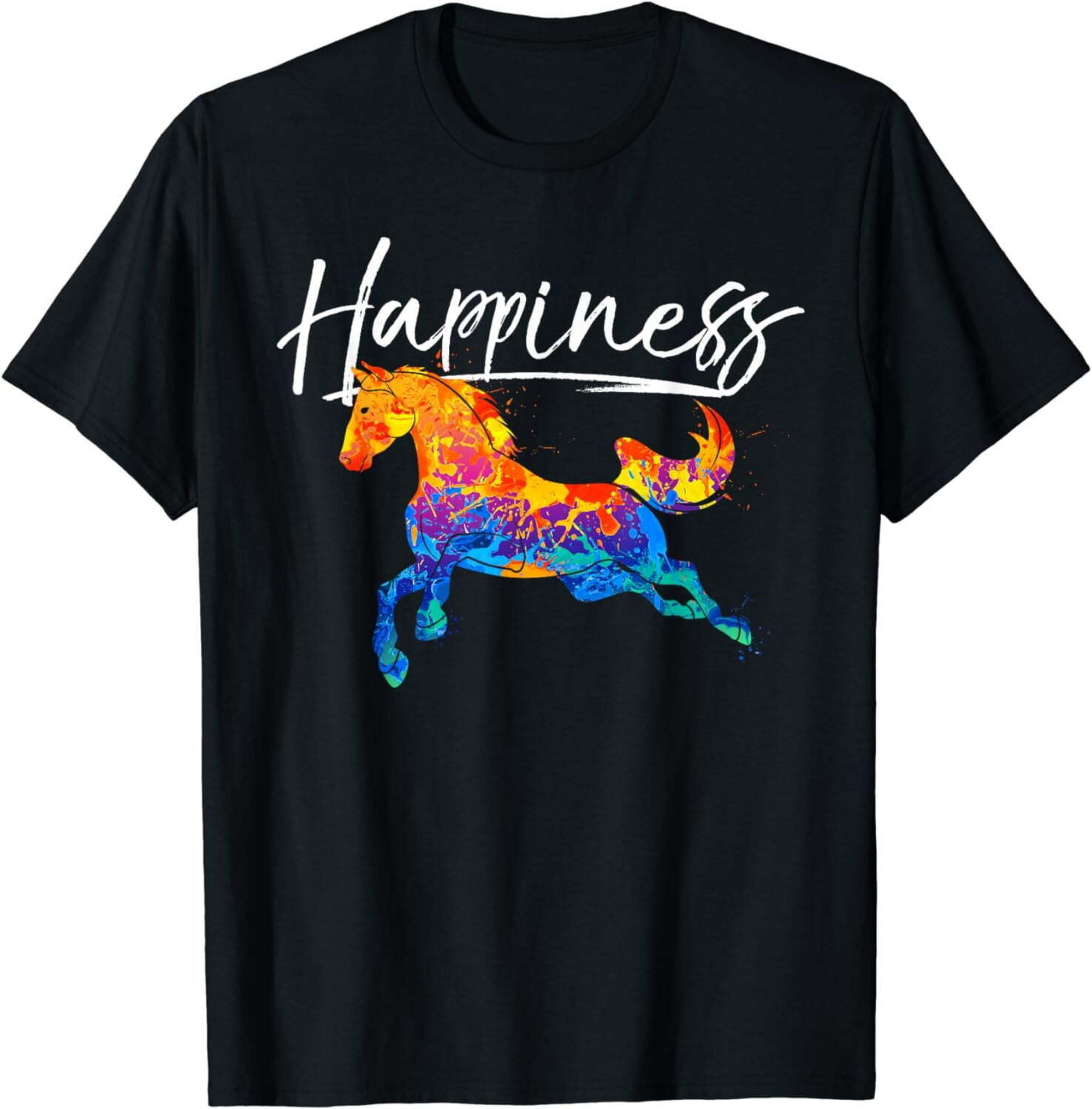 Equestrian Bliss Horse Enthusiast's Tee for Girls, Ladies, and