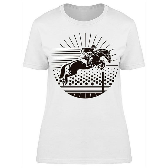 Equestrian In Circle T-Shirt Women -Image by Shutterstock, Female Small