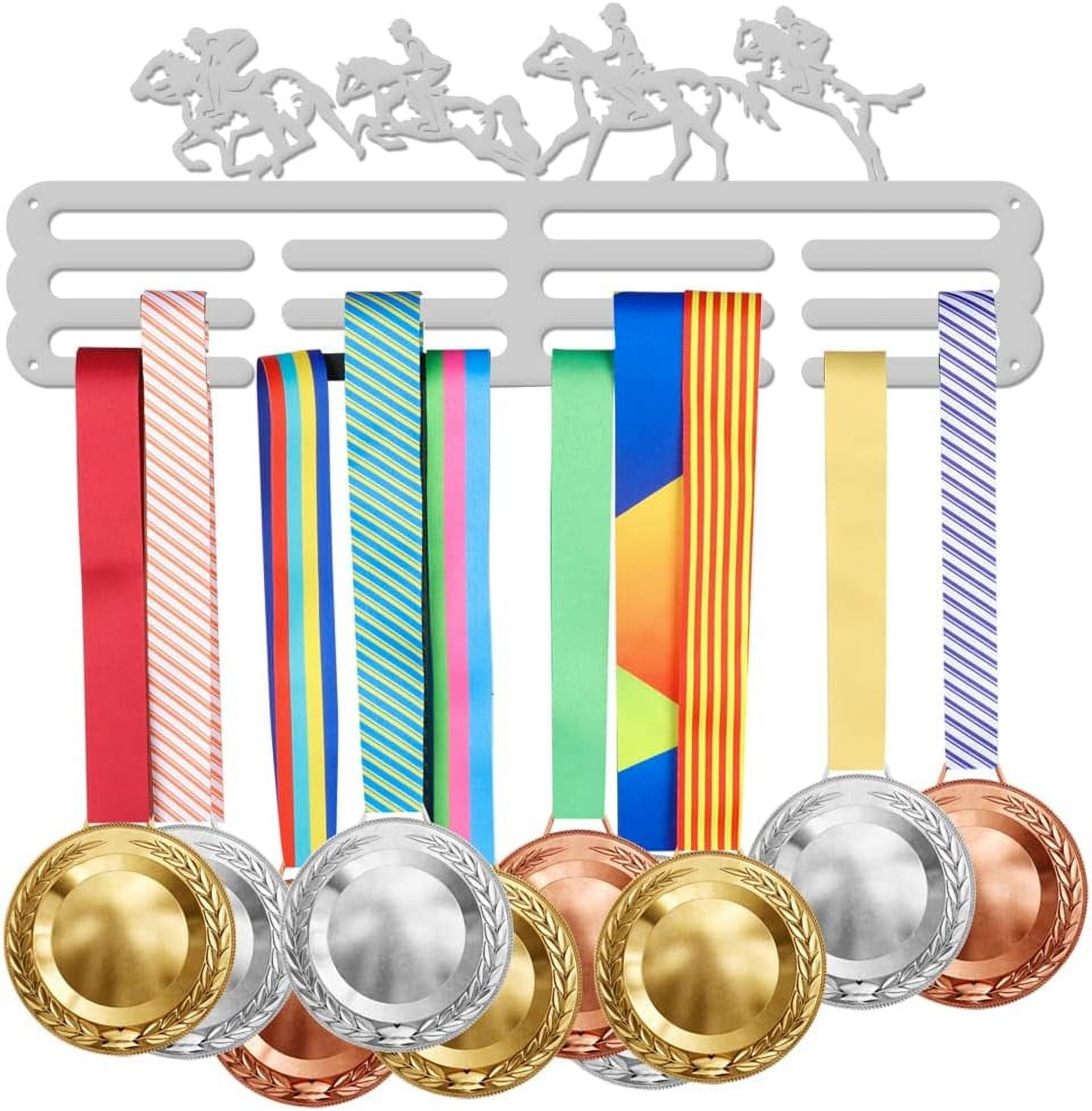 Medal Rack Racing Equestrian Medal Display Hanger Horse Racing Sports Medal Display Rack ...