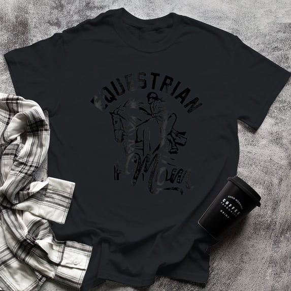 Equestrian Mom Horse Show Equestrian proud moms, Small, Black