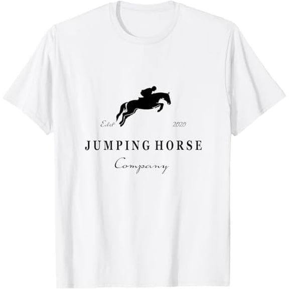 Equestrian Show Jumping Rider T-Shirt All Size S-5Xl