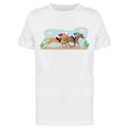thumbnail image 1 of Equestrian Sport Design T-Shirt Men -Image by Shutterstock, Male x-Large, 1 of 2