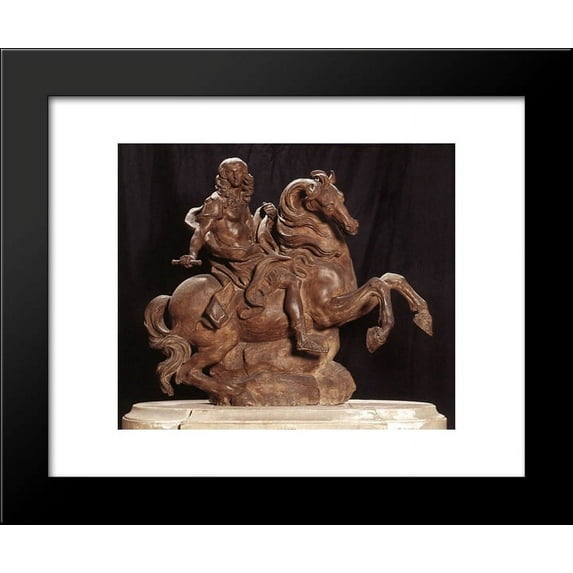 Equestrian Statue of King Louis XIV 20x24 Framed Art Print by Gian Lorenzo Bernini