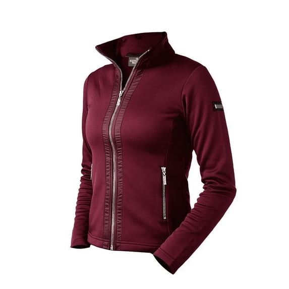 Equestrian Stockholm Fleece Jacket Bordeaux-L