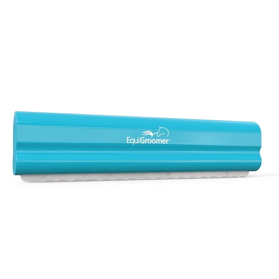 EquiGroomer 8-Inch Deshedding Brush for Horses and Large Shedding Dogs 50 lbs and Up (Golden Retriever, German Shepherd, Husky), Undercoat Grooming Tool, Removes Loose Hair and Fur, Turquoise