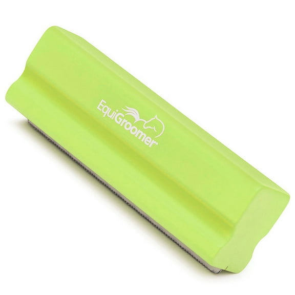 EquiGroomer EGSMLG 5 in. Brush Shedding Tool for Horses Dogs & Cats - Lime Green