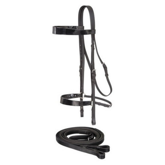 EquiRoyal Draft Horse Saddle Seat Bridle