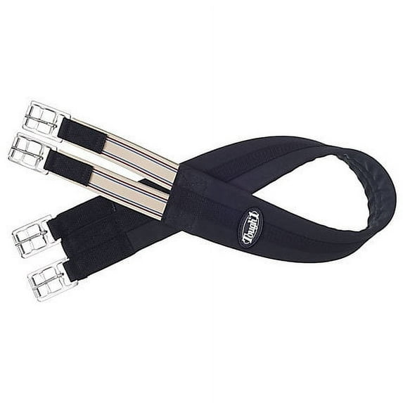 EquiRoyal Padded Cotton English Girth 48 Black