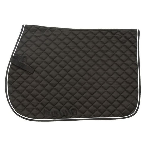 Quilted Event Saddle Pad, Black