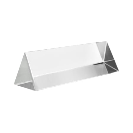 Equilateral Prism, 3" (75mm) Length, 1" (25mm) Faces - Triangular - Optical Quality Glass - Excellent for Physics, Light Refraction & Wavelength Experiments, Photography - Eisco Labs