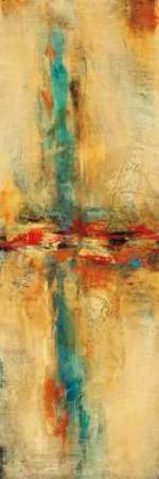 Equilibrio II Canvas Art - Nancy Villarreal Santos (12 x 36)