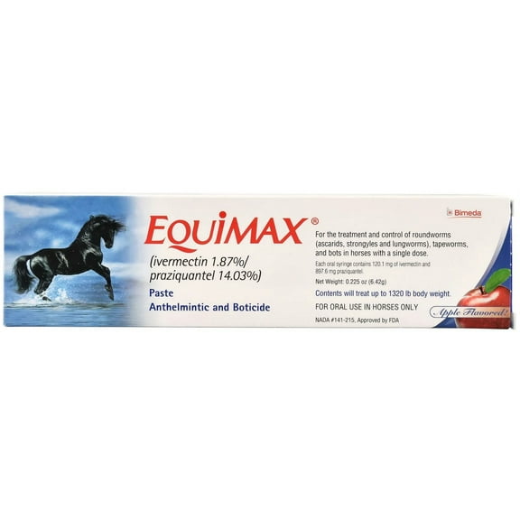 Equimax Equine Wormer | Apple Flavored |12-Pack