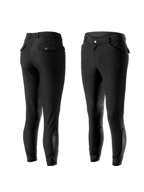 Erik Mens Silicone Knee Patch Breeches | Horse Riding Pants