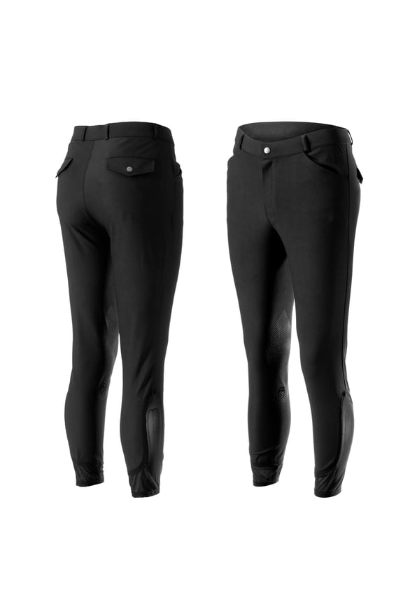 Erik Mens Silicone Knee Patch Breeches | Horse Riding Pants