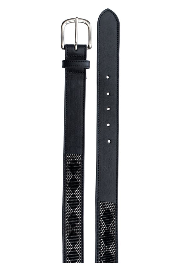 Estelle Womens Hand Beaded Leather Equestrian Horse Riding Belt