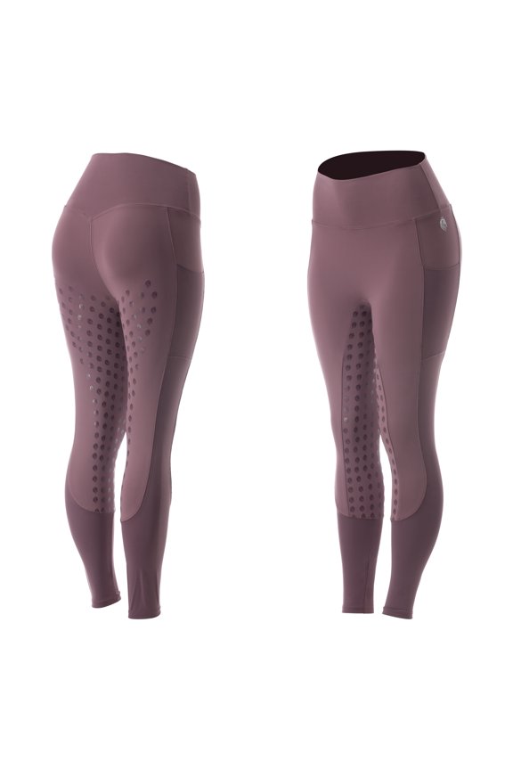Maja Womens Full Seat Lightweight Summer Riding Tights with Phone Pockets