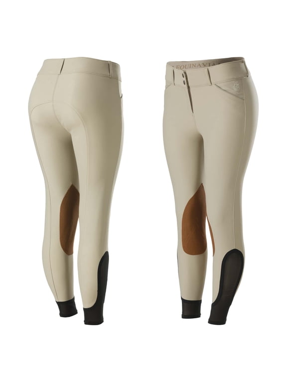 Maud Womens Mid Rise Traditional Knee Patch Show Breeches