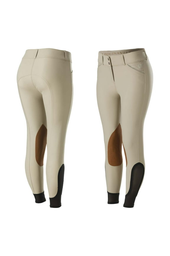 Maud Womens Mid Rise Traditional Knee Patch Show Breeches