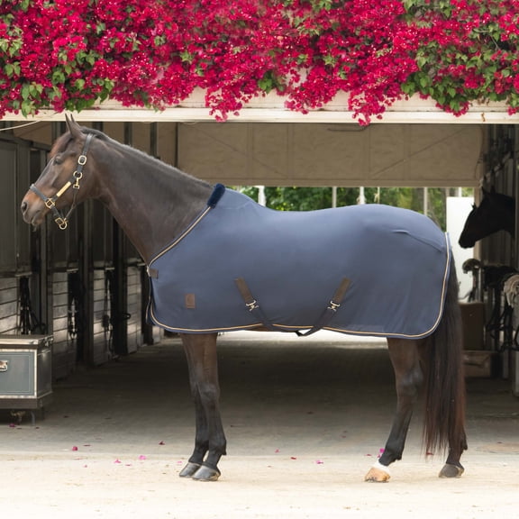 Equinavia Torr Quick Dry Fleece Horse Cooler Blanket Liner with Wither Relief