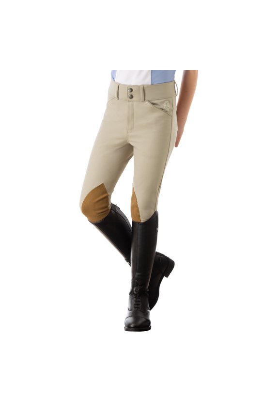 Tuva Kids Mid Rise Traditional Knee Patch Show Breeches