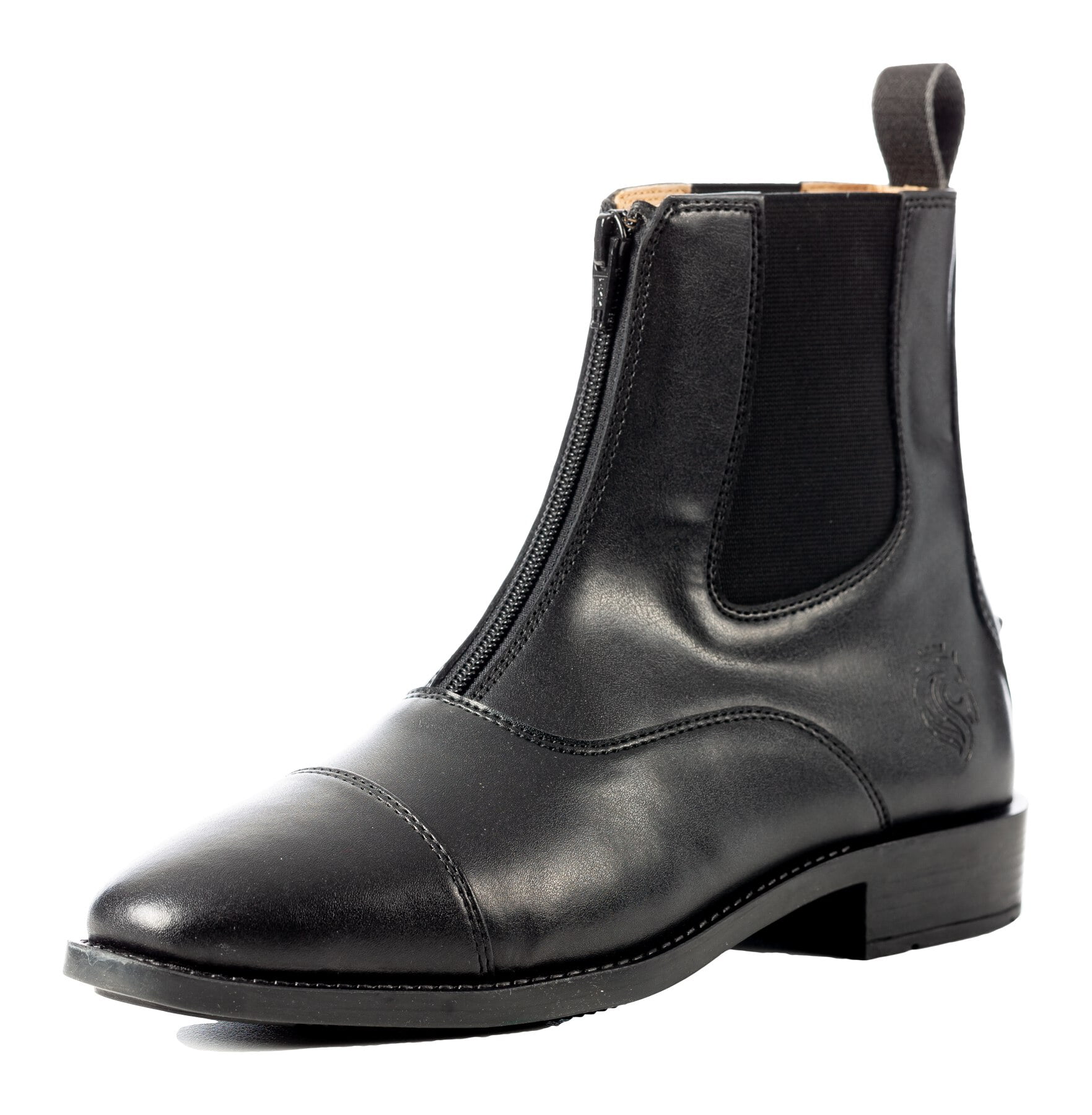 synthetic riding boots