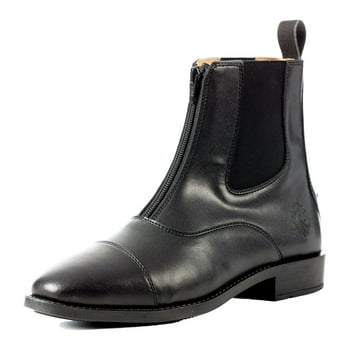 Equinavia Tyra Womens Zip-Up Starter Paddock Boots | Equestrian Horse Riding Synthetic Leather Boots