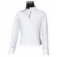thumbnail image 1 of Equine Couture Children's Cara Long Sleeve Show Shirt White Large, 1 of 3