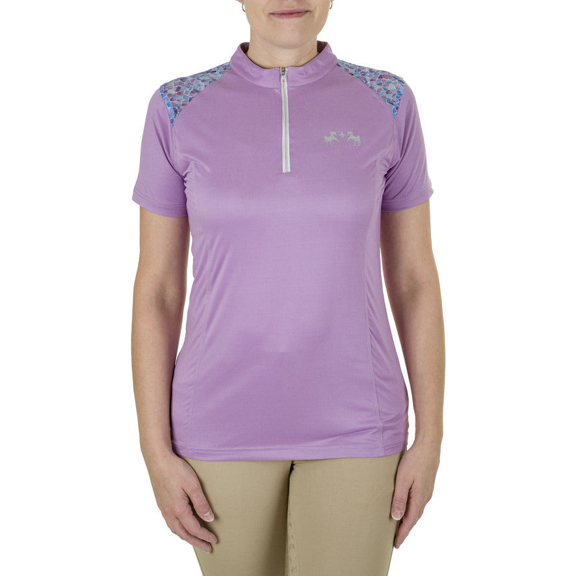 Equine Couture Women Daisy Printed Smyrna Sport Shirt