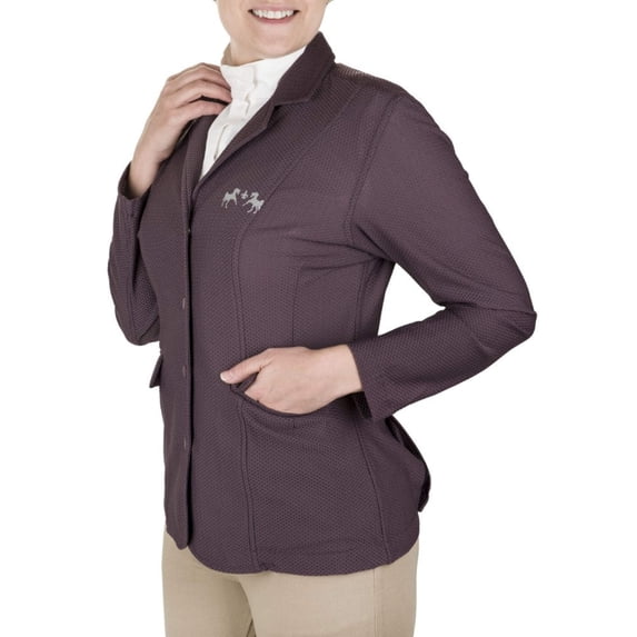 Equine Couture Women EquiVent 4-Snap Button Show Coat
