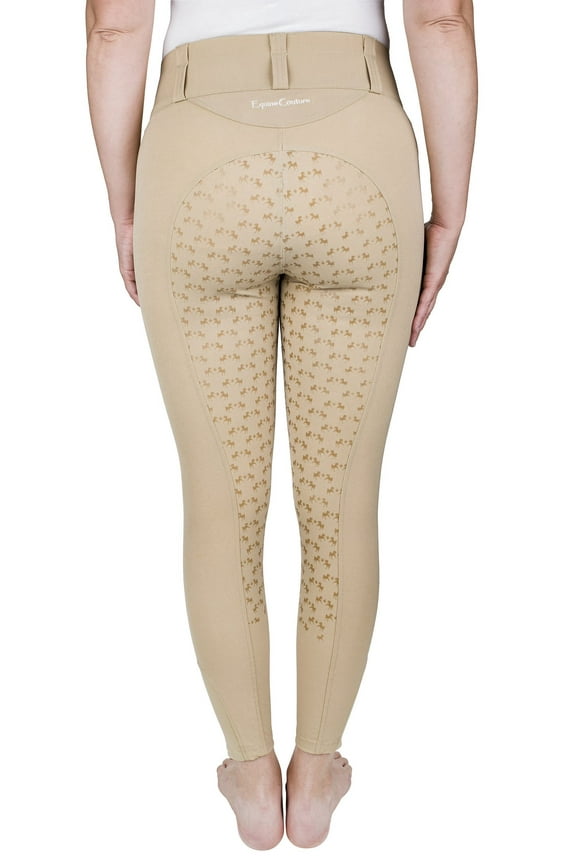 Women Nicole Full Silicone Printed Seat Breeches