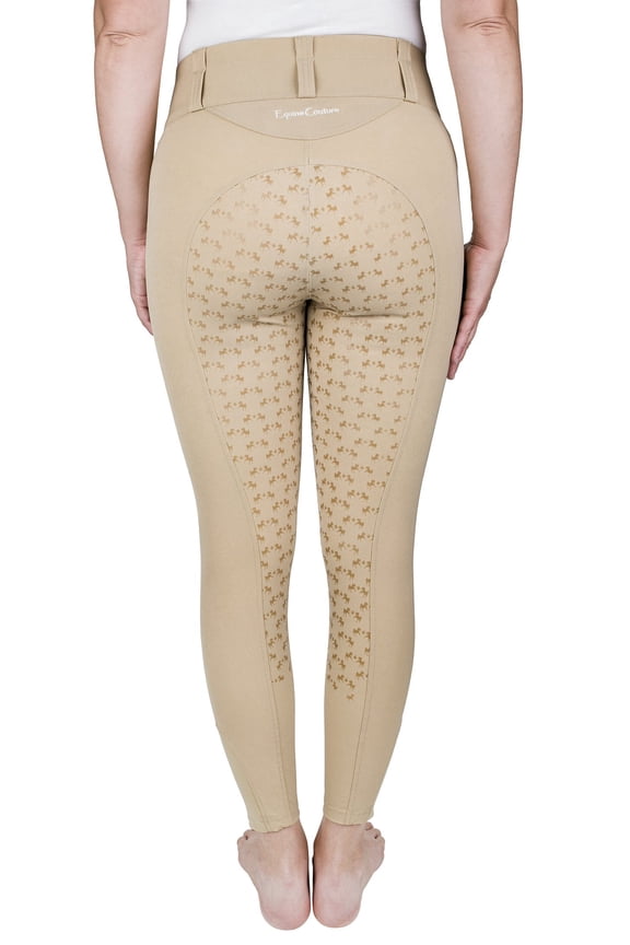 Women Nicole Full Silicone Printed Seat Breeches