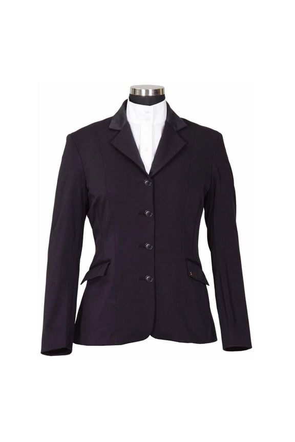 Equine Couture Women's Raleigh Show Coat, NavyNavy, 4