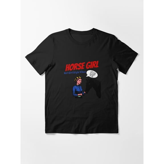 Equine Girl Hot Equestrian Horseback Riding Essential Fan Apparel Unisex T-Shirt up to Size 5XL