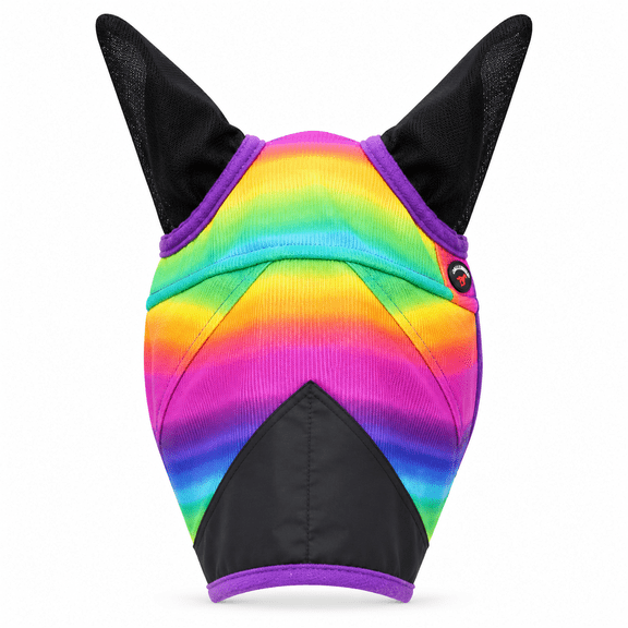 Equine Horse FlyMask Summer Spring Airflow Mesh Cob Ears 73206C