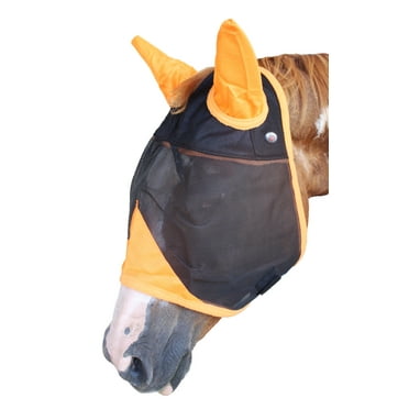 Equine Horse FlyMask Summer Spring Airflow Mesh Scrim 732116ORC