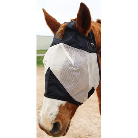Equine Horse FlyMask Summer Spring Airflow Mesh Scrim 73222BK