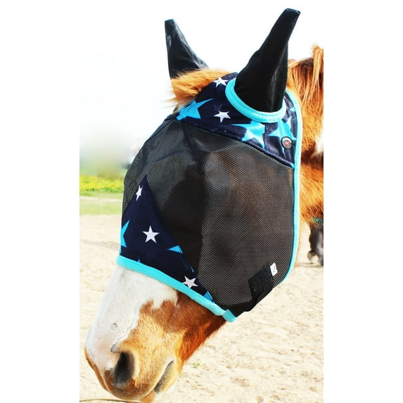 Equine Horse FlyMask Summer Spring Airflow Mesh Scrim 73235