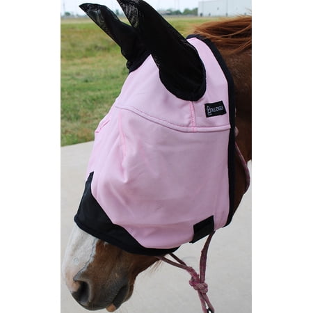 Equine Horse Light Weight Mask Summer Spring Airflow Mesh Pink 73202