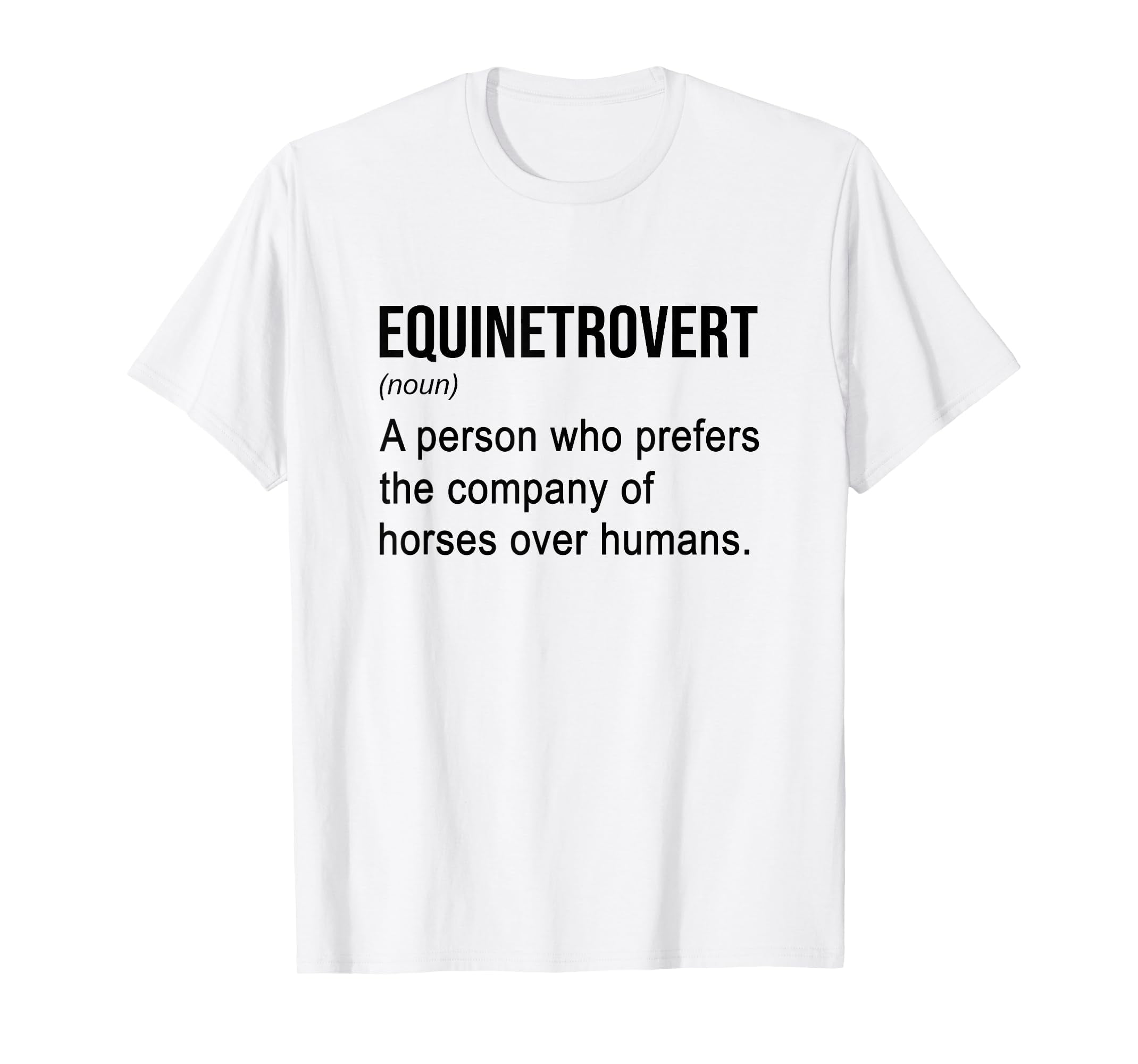 Noun Definition Horse Lover Horse Riding Farm TShirt
