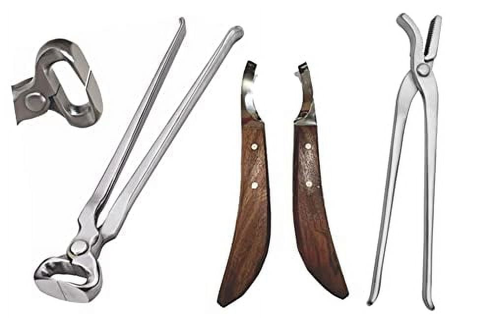 Equinez Tools Hoof Nipper 14" with Horse Shoe Care Hoof Nail Clincher