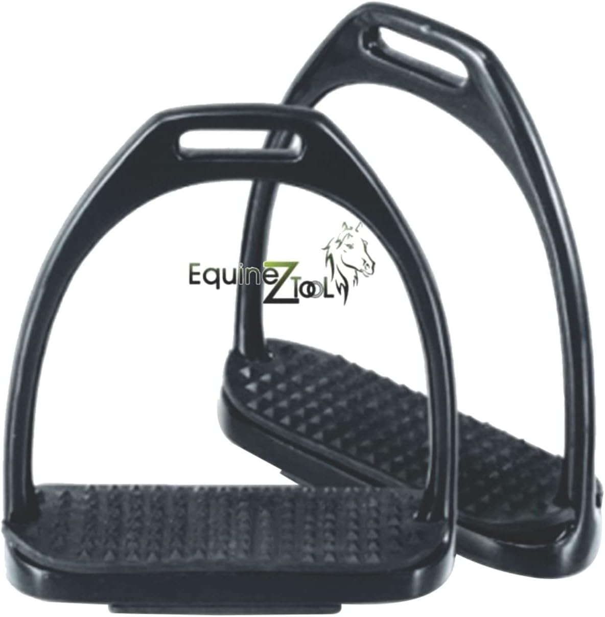 Equinez Tools Stain Less Steel Horse Riding Stirrups Black Color Coated