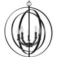 thumbnail image 1 of Equinox Collection Black Five-Light Sphere Pendant, 1 of 17