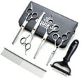 Equinox Dog Grooming Scissors OIF8 & Deshedder 7 in Pet Grooming