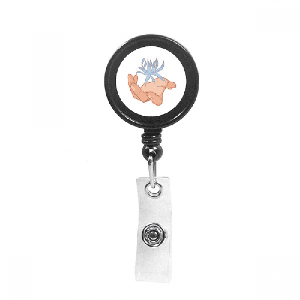 Equinox Flower Interlude Blossom Control Retractable Keychain Badge Holder ID Badge