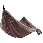Equip 1P Travel Hammock 1-Person Camping Hammock, Cocoa & Stone