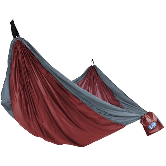 Equip 2 Person Travel Hammock Camping Hammock, Maroon & Slate
