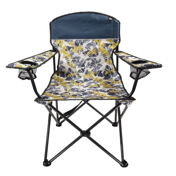Equip Lightweight Camping Chairs with Carry Bag, Blue Modern Camo