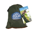 thumbnail image 1 of Equip Nylon Portable Camping Travel Hammock, One Person Sage and Rust, Size 116" L x 59" W, 1 of 8