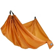 Equip Recycled Polyester Camping Travel Hammock, 1Person Turmeric Yellow, Size 108 L x 56 W