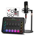 Equipment Bundle, Gaming Audio Mixer with 48V Microphone, Individual